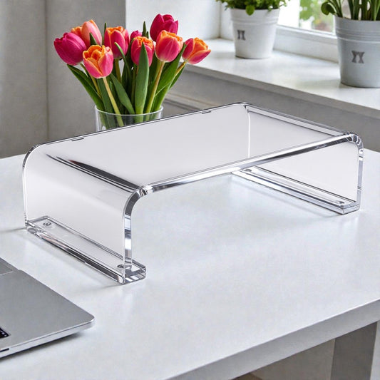 Vexilo Clear Acrylic Monitor Stand - Ghost Edition