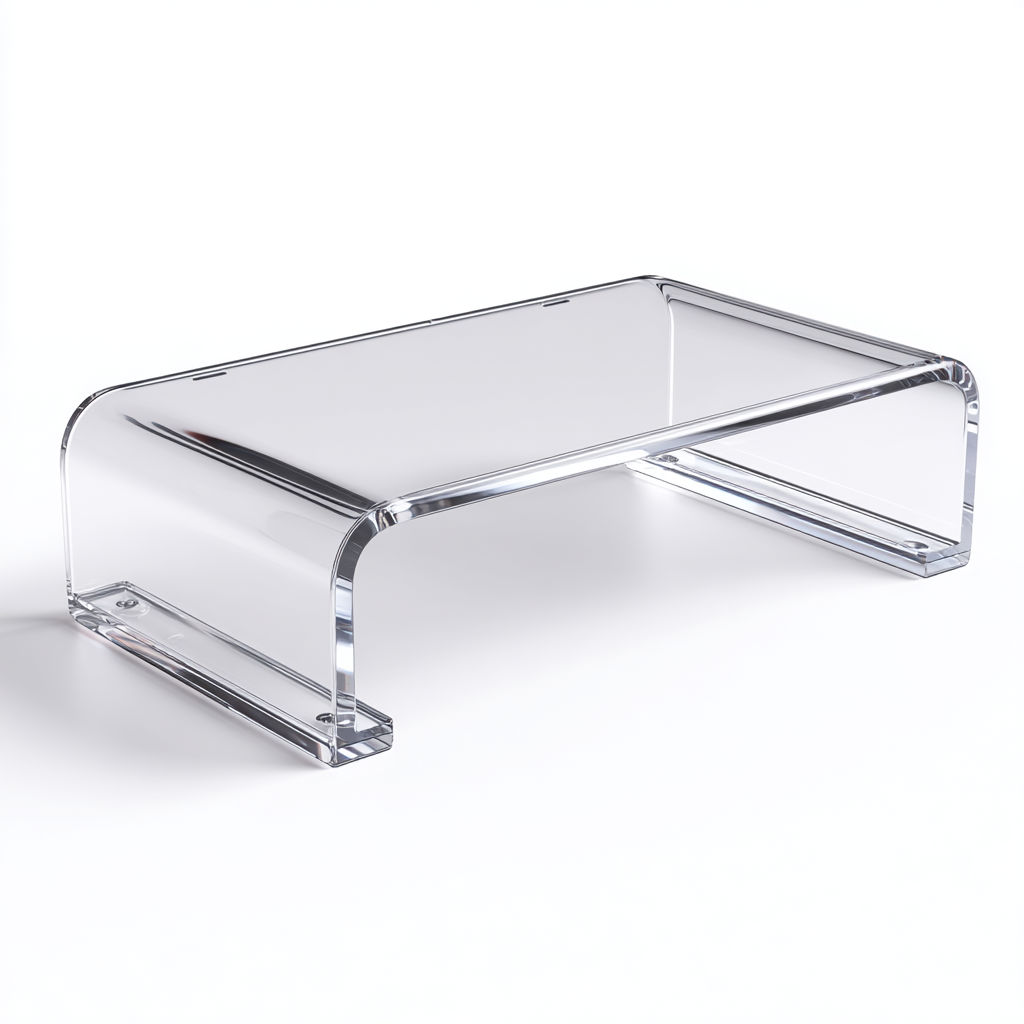 Vexilo Clear Acrylic Monitor Stand - Ghost Edition