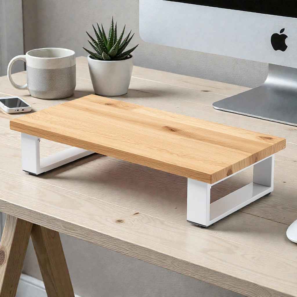 Vexilo Light Oak Monitor Stand - Scandi Edition
